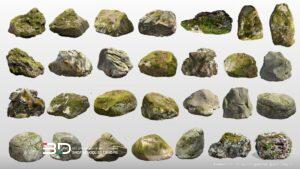 Objects and plants clipart for photomontage in landscape design (30 pcs)