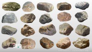 Objects and plants clipart for photomontage in landscape design (20 pcs)