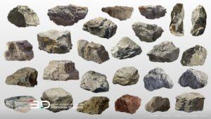 Objects and plants clipart for photomontage in landscape design (26 pcs)