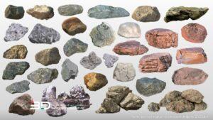 Objects and plants clipart for photomontage in landscape design (33 pcs)